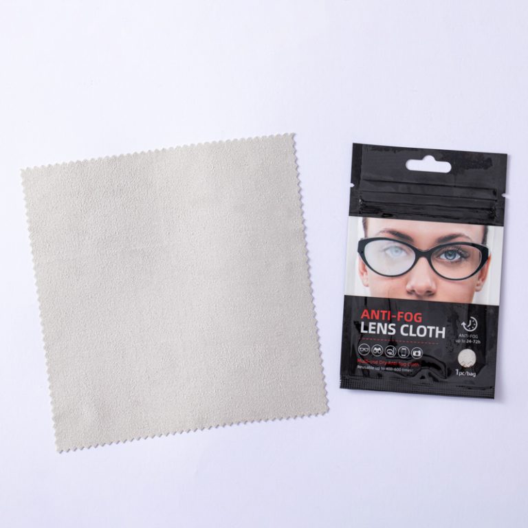 Anti fog lens cloth